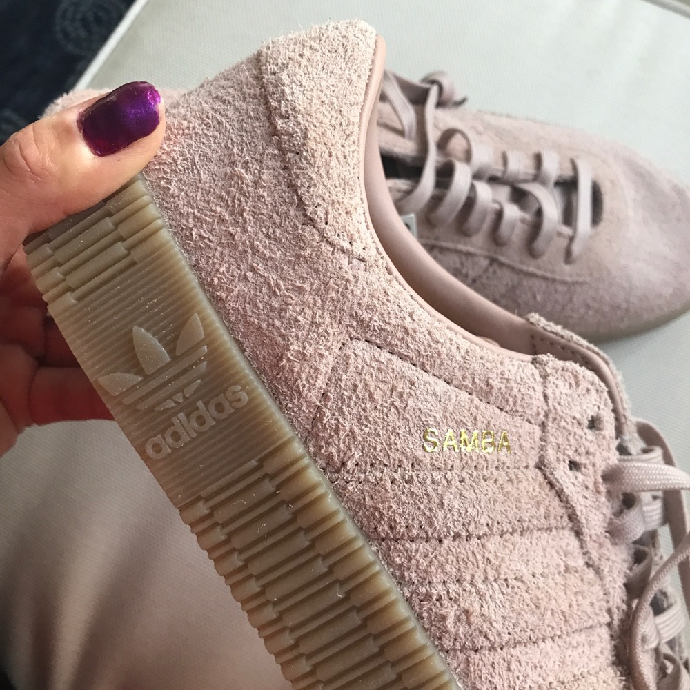 👟 ADIDAS PINK BLUSH SAMBAROSE SNEAKERS ! - Picture 4 of 7